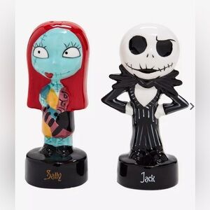 Disney The Nightmare Before Christmas Jack and Sally Salt & Pepper Shakers set